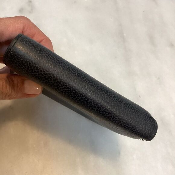 Kate Spade Black Pebble Leather Bifold Wallet - Picture 4 of 13